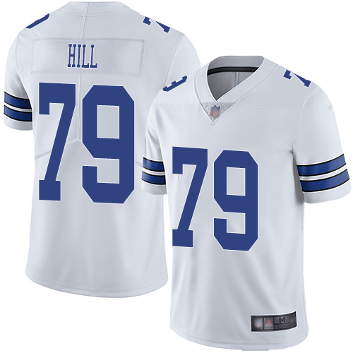 Men Dallas Cowboys Limited White Trysten Hill Road 79 Vapor Untouchable NFL Jersey